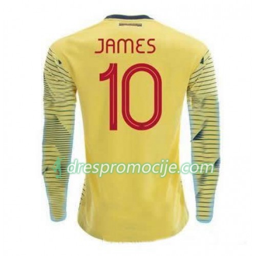Kolumbija Dres James Rodriguez 10 Domaći Copa América 2019 Dugim Rukavima Kolumbija Dres James Rodriguez 10 Domaći Copa América 2019 Dugim Rukavima